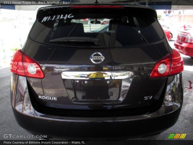 Black Amethyst / Black 2011 Nissan Rogue SV