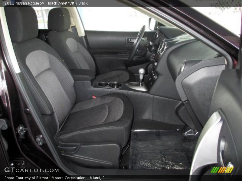 Black Amethyst / Black 2011 Nissan Rogue SV
