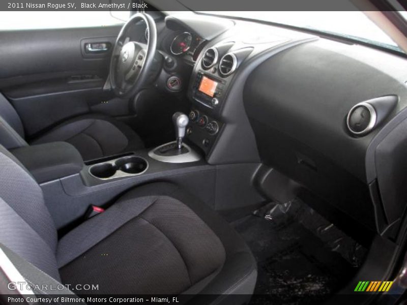 Black Amethyst / Black 2011 Nissan Rogue SV