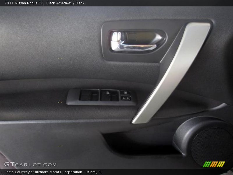 Black Amethyst / Black 2011 Nissan Rogue SV