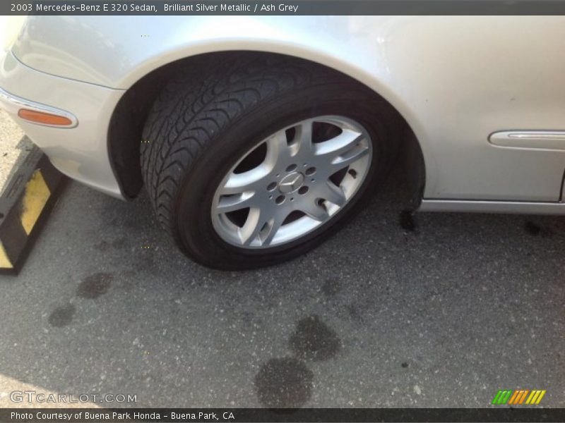 Brilliant Silver Metallic / Ash Grey 2003 Mercedes-Benz E 320 Sedan
