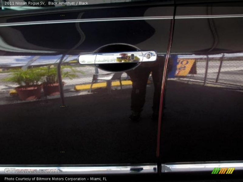 Black Amethyst / Black 2011 Nissan Rogue SV