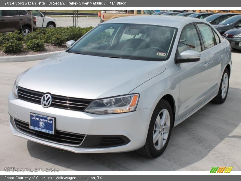 Reflex Silver Metallic / Titan Black 2014 Volkswagen Jetta TDI Sedan