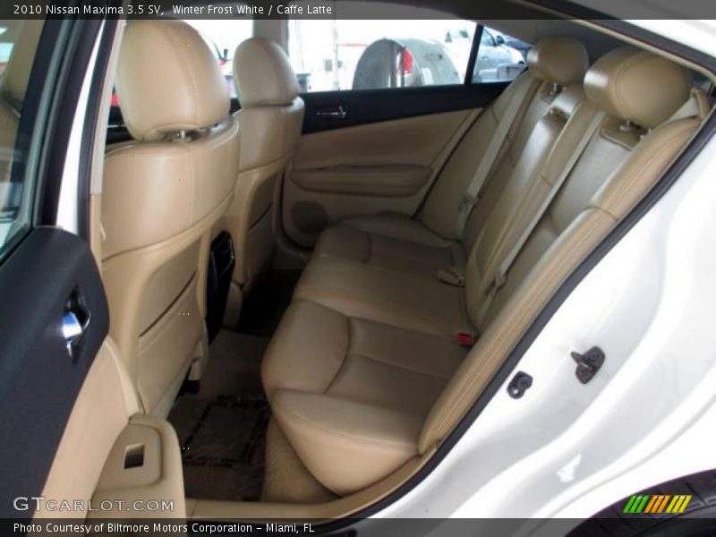Winter Frost White / Caffe Latte 2010 Nissan Maxima 3.5 SV