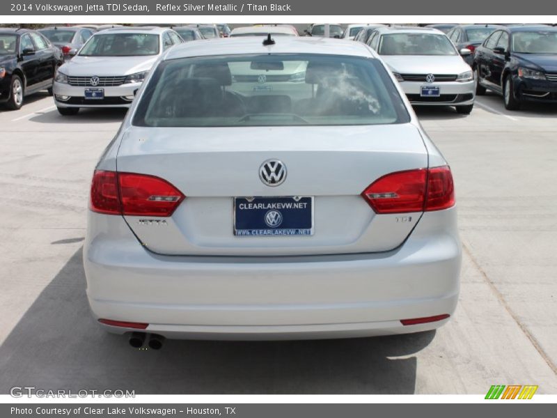 Reflex Silver Metallic / Titan Black 2014 Volkswagen Jetta TDI Sedan
