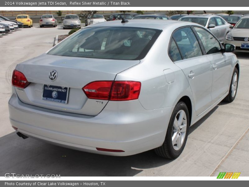 Reflex Silver Metallic / Titan Black 2014 Volkswagen Jetta TDI Sedan