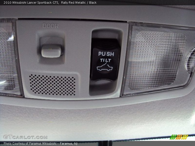 Rally Red Metallic / Black 2010 Mitsubishi Lancer Sportback GTS