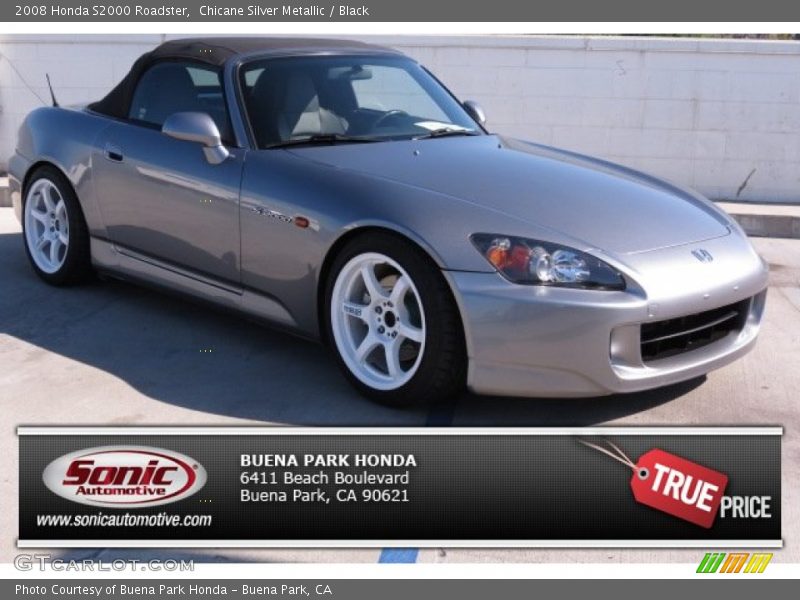 Chicane Silver Metallic / Black 2008 Honda S2000 Roadster