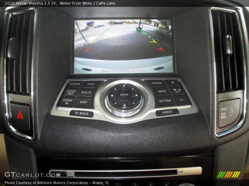 Winter Frost White / Caffe Latte 2010 Nissan Maxima 3.5 SV