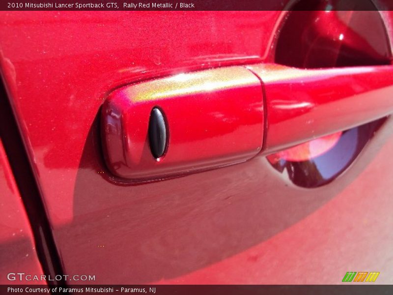 Rally Red Metallic / Black 2010 Mitsubishi Lancer Sportback GTS