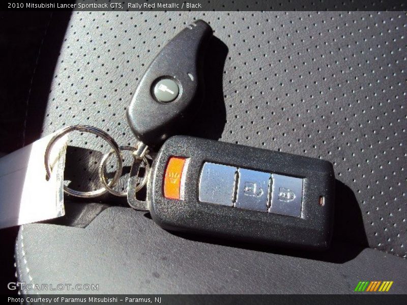Rally Red Metallic / Black 2010 Mitsubishi Lancer Sportback GTS