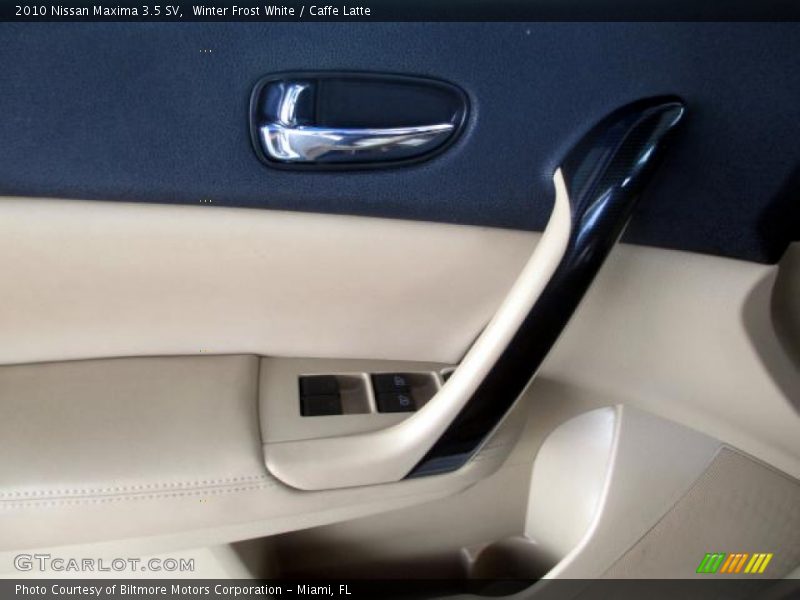 Winter Frost White / Caffe Latte 2010 Nissan Maxima 3.5 SV