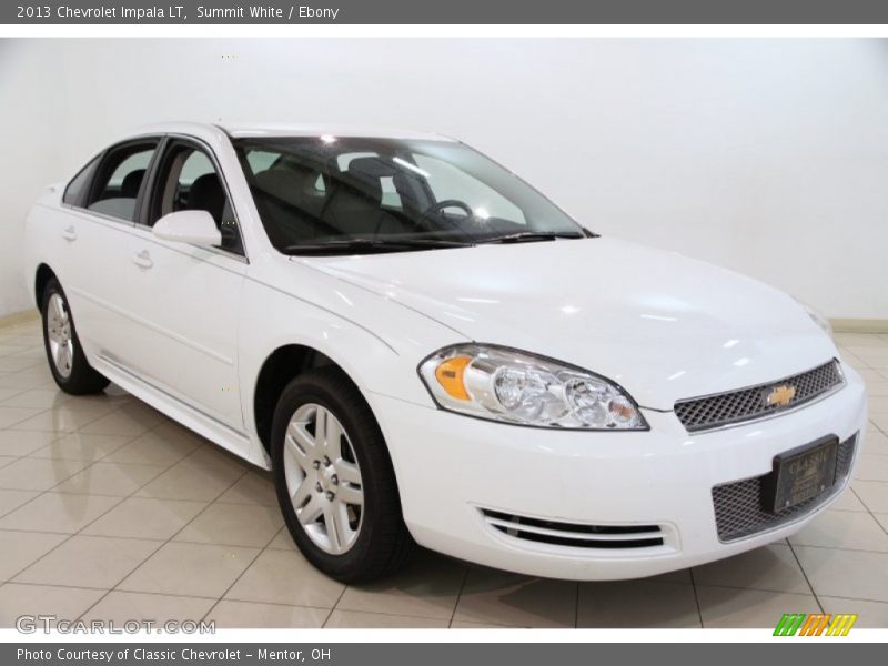 Summit White / Ebony 2013 Chevrolet Impala LT