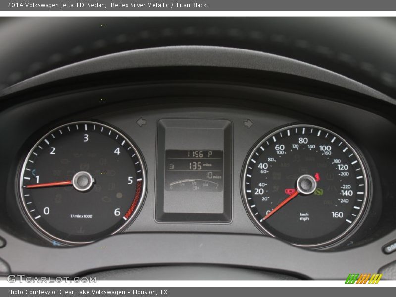 Reflex Silver Metallic / Titan Black 2014 Volkswagen Jetta TDI Sedan
