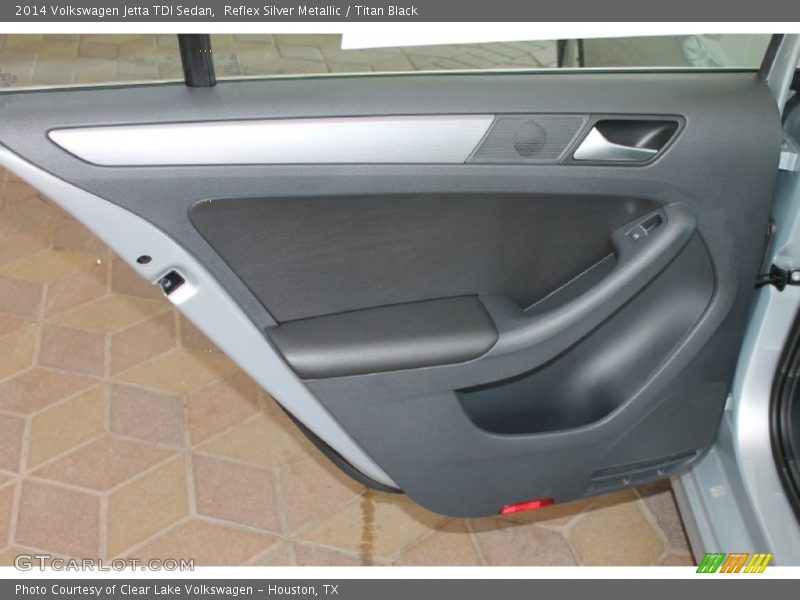 Reflex Silver Metallic / Titan Black 2014 Volkswagen Jetta TDI Sedan
