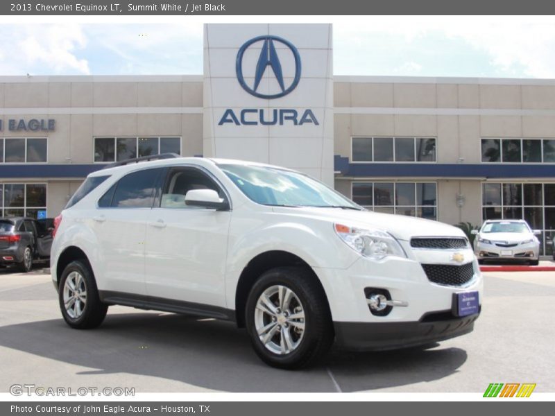 Summit White / Jet Black 2013 Chevrolet Equinox LT