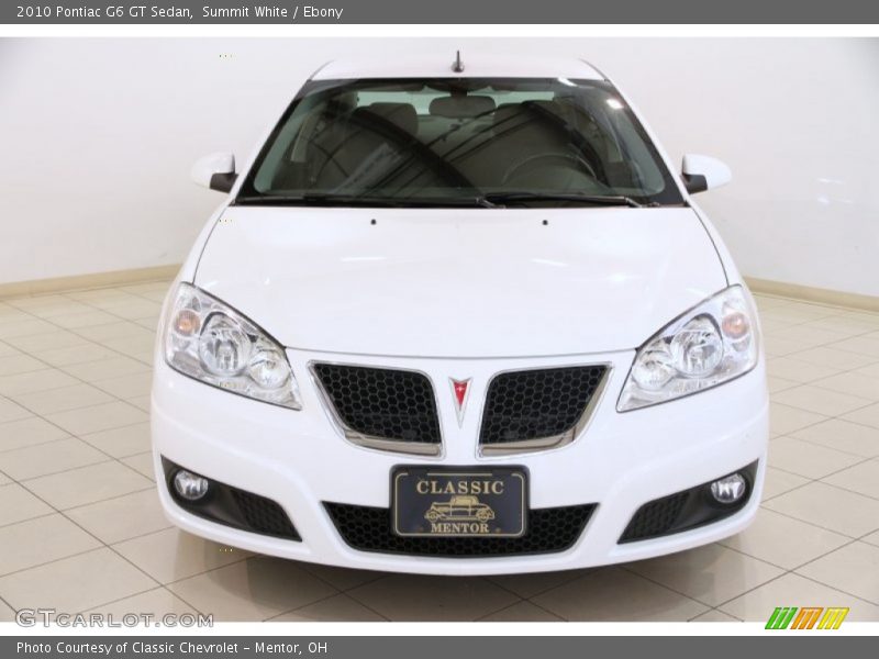 Summit White / Ebony 2010 Pontiac G6 GT Sedan