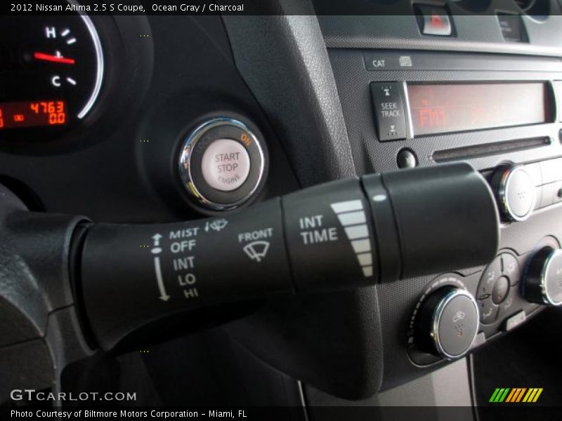 Ocean Gray / Charcoal 2012 Nissan Altima 2.5 S Coupe
