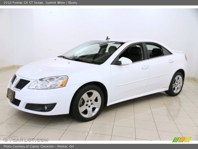 Summit White / Ebony 2010 Pontiac G6 GT Sedan