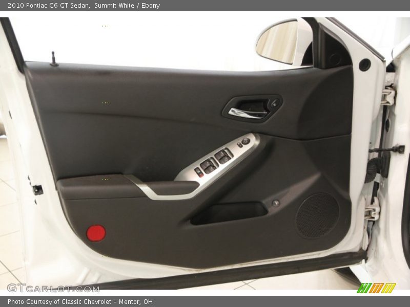Summit White / Ebony 2010 Pontiac G6 GT Sedan