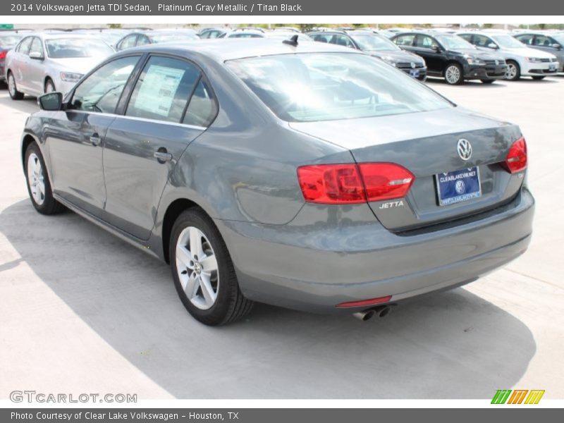 Platinum Gray Metallic / Titan Black 2014 Volkswagen Jetta TDI Sedan