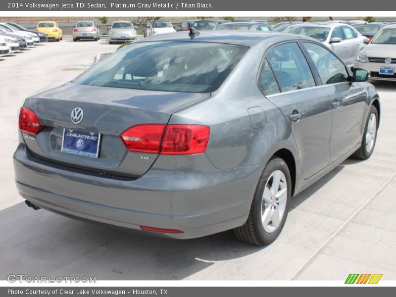 Platinum Gray Metallic / Titan Black 2014 Volkswagen Jetta TDI Sedan