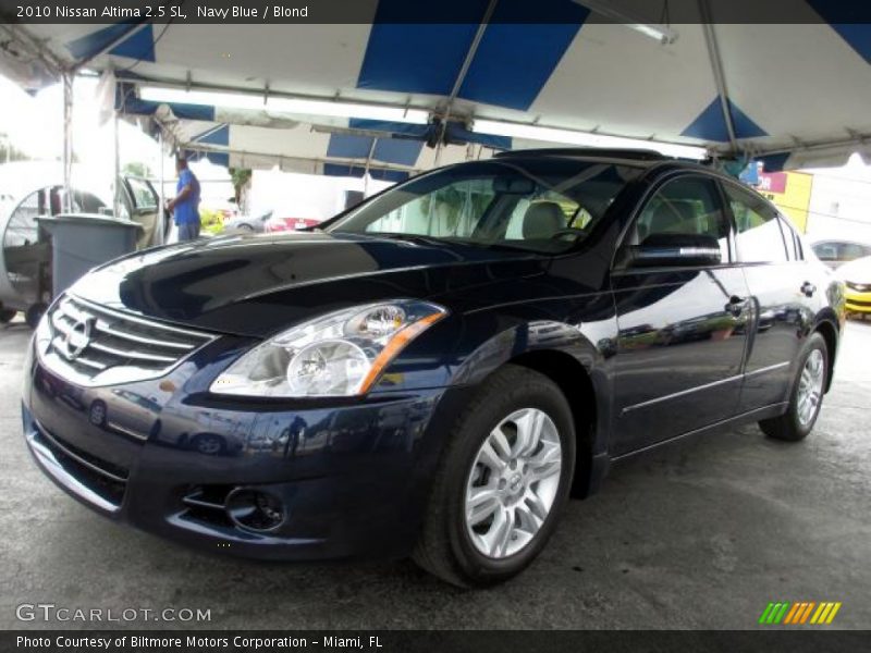 Navy Blue / Blond 2010 Nissan Altima 2.5 SL