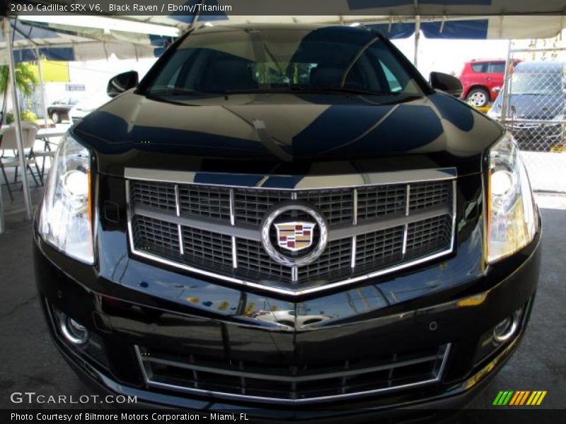 Black Raven / Ebony/Titanium 2010 Cadillac SRX V6