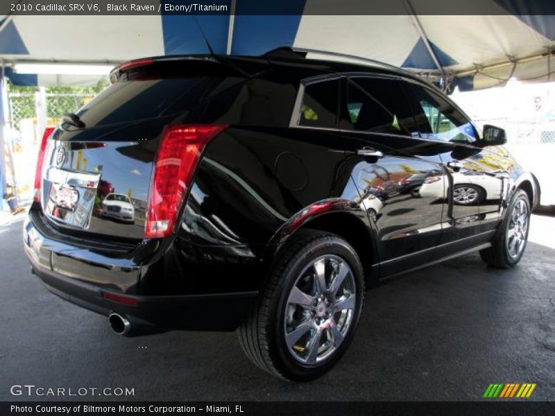 Black Raven / Ebony/Titanium 2010 Cadillac SRX V6
