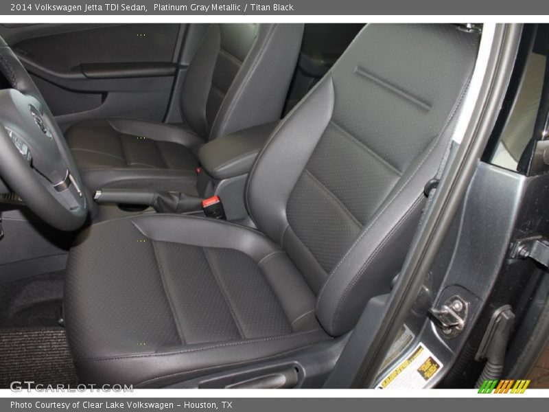 Platinum Gray Metallic / Titan Black 2014 Volkswagen Jetta TDI Sedan