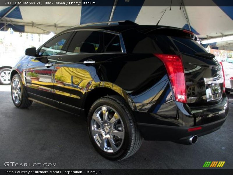 Black Raven / Ebony/Titanium 2010 Cadillac SRX V6