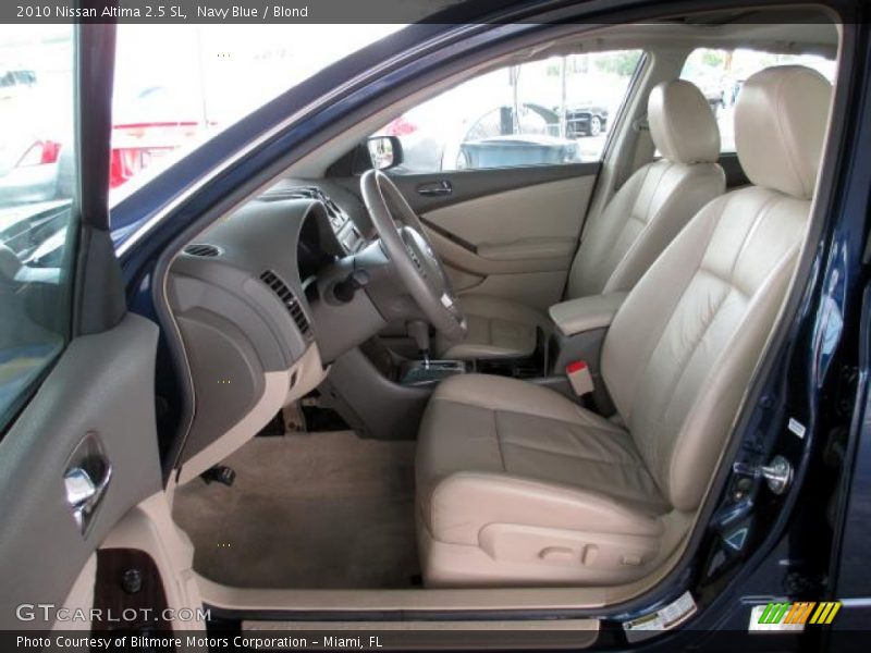 Navy Blue / Blond 2010 Nissan Altima 2.5 SL