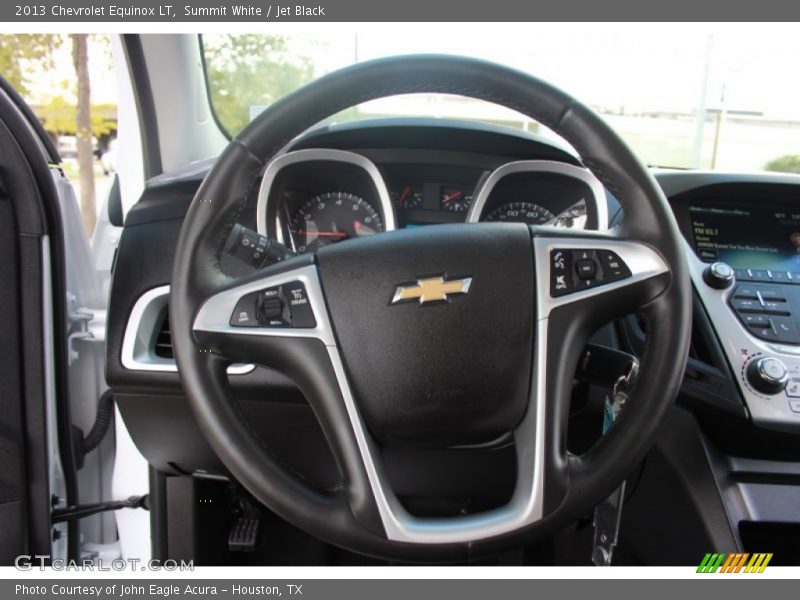 Summit White / Jet Black 2013 Chevrolet Equinox LT