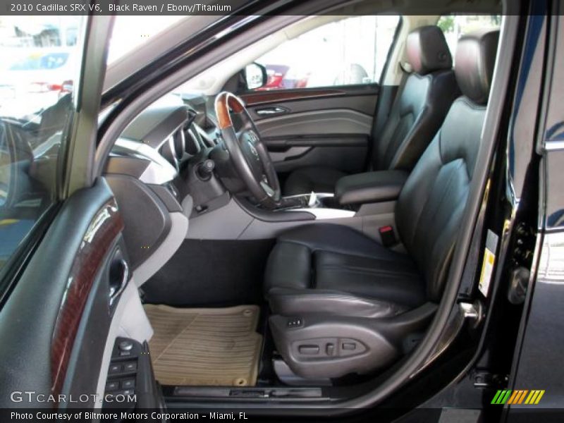 Black Raven / Ebony/Titanium 2010 Cadillac SRX V6
