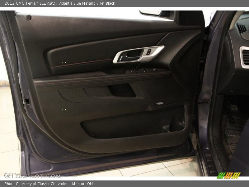 Atlantis Blue Metallic / Jet Black 2013 GMC Terrain SLE AWD
