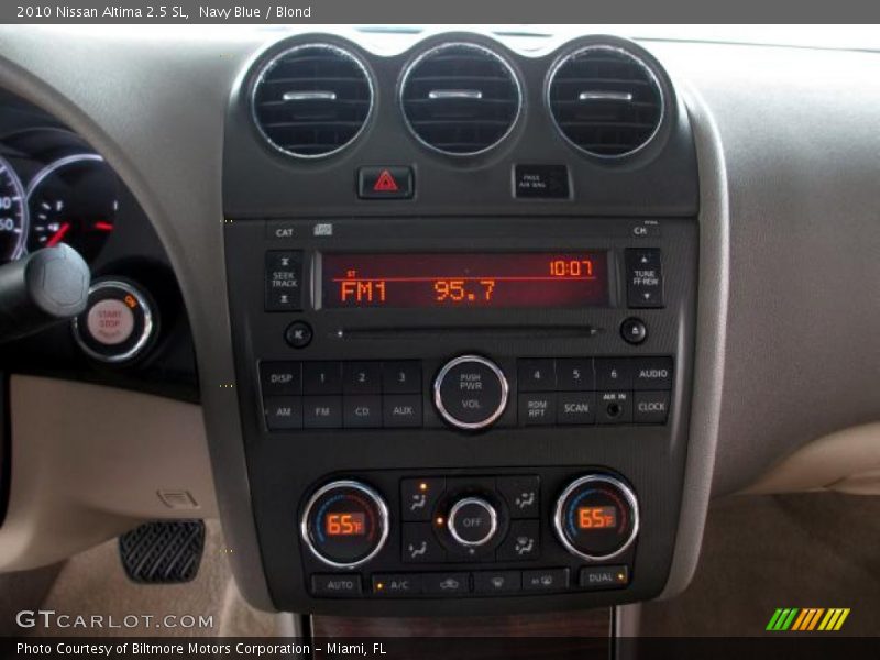 Navy Blue / Blond 2010 Nissan Altima 2.5 SL