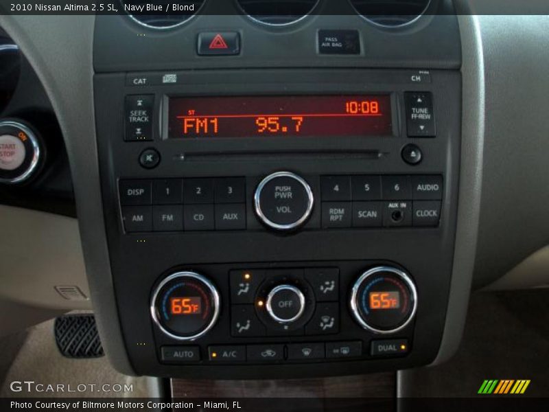 Navy Blue / Blond 2010 Nissan Altima 2.5 SL