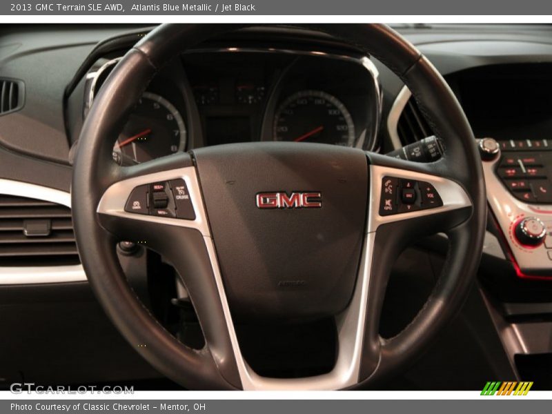 Atlantis Blue Metallic / Jet Black 2013 GMC Terrain SLE AWD