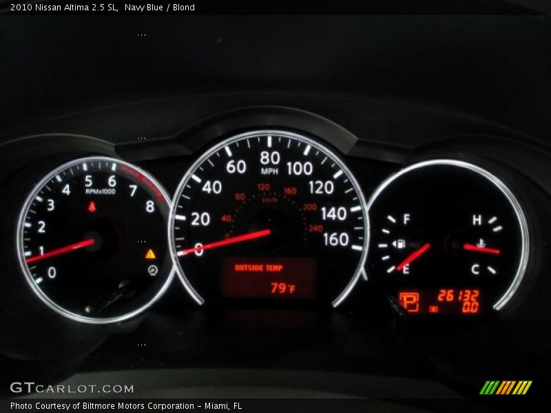 Navy Blue / Blond 2010 Nissan Altima 2.5 SL