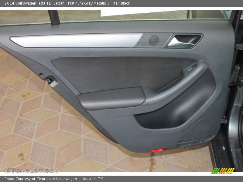 Platinum Gray Metallic / Titan Black 2014 Volkswagen Jetta TDI Sedan