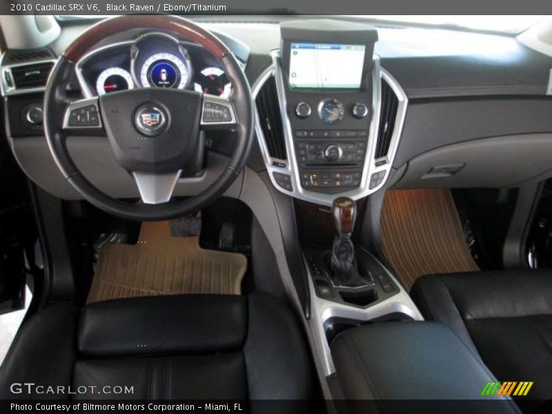 Black Raven / Ebony/Titanium 2010 Cadillac SRX V6