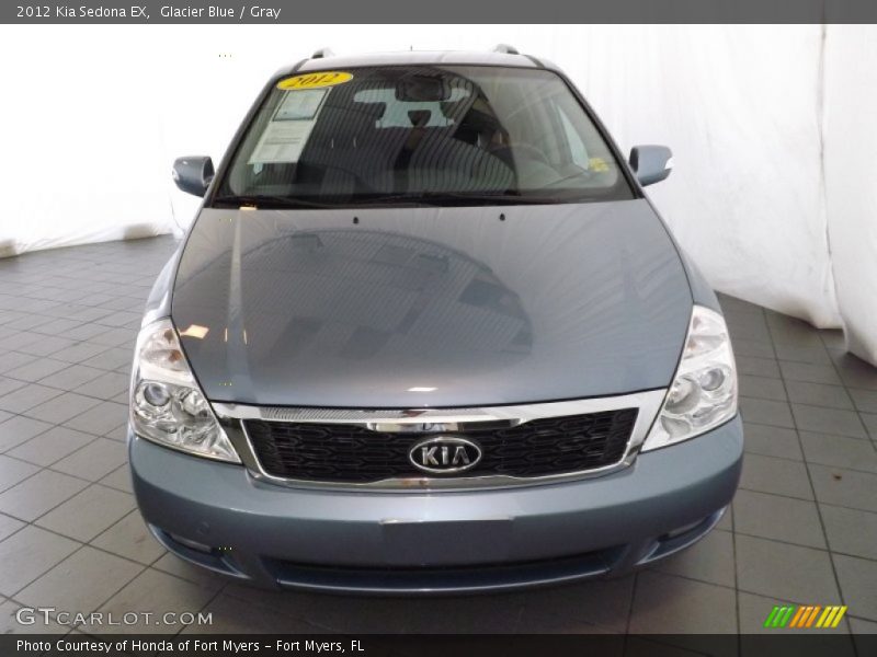 Glacier Blue / Gray 2012 Kia Sedona EX