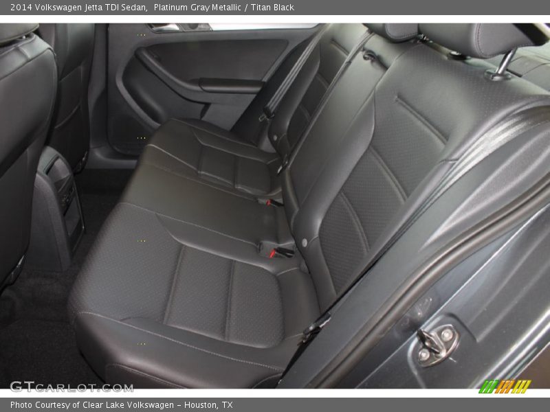 Platinum Gray Metallic / Titan Black 2014 Volkswagen Jetta TDI Sedan
