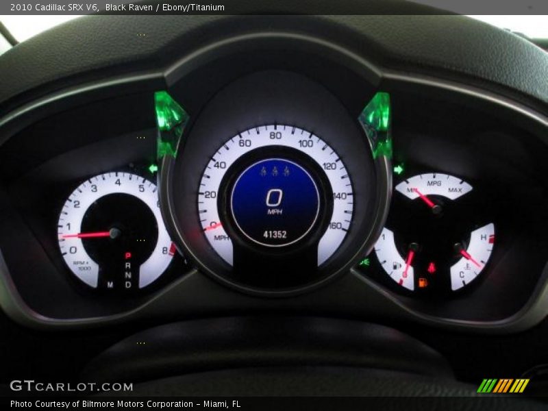 Black Raven / Ebony/Titanium 2010 Cadillac SRX V6