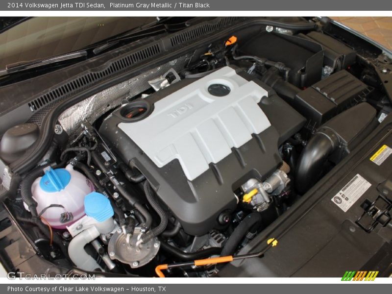 Platinum Gray Metallic / Titan Black 2014 Volkswagen Jetta TDI Sedan