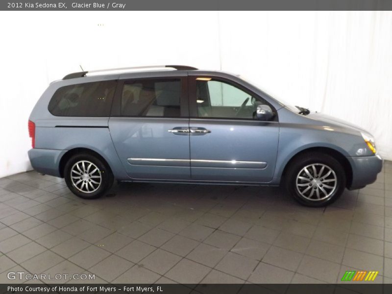 Glacier Blue / Gray 2012 Kia Sedona EX