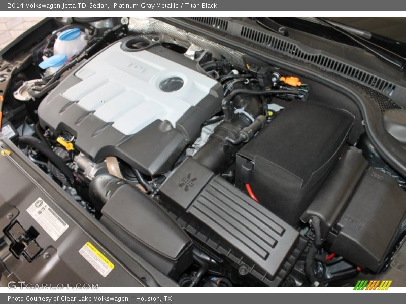Platinum Gray Metallic / Titan Black 2014 Volkswagen Jetta TDI Sedan