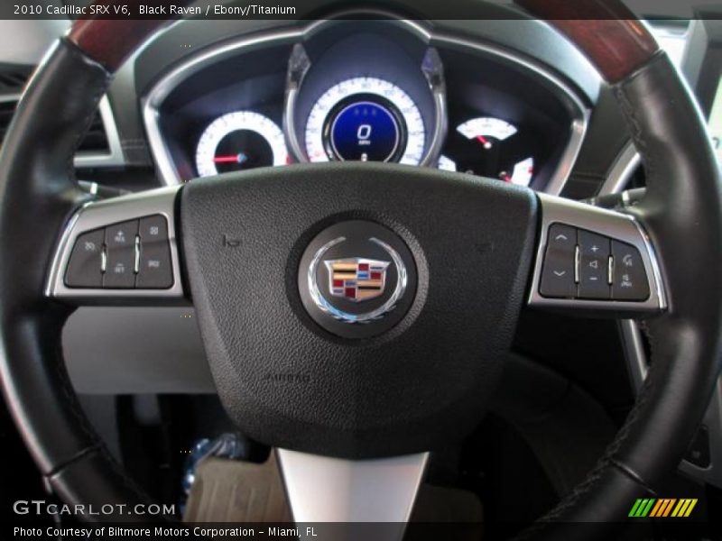 Black Raven / Ebony/Titanium 2010 Cadillac SRX V6