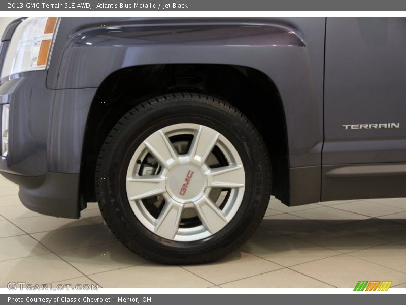 Atlantis Blue Metallic / Jet Black 2013 GMC Terrain SLE AWD