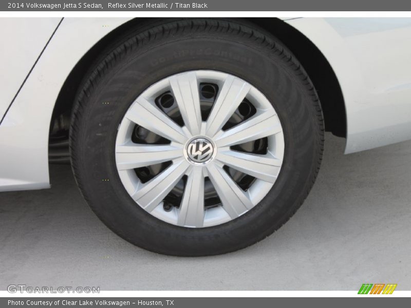 Reflex Silver Metallic / Titan Black 2014 Volkswagen Jetta S Sedan